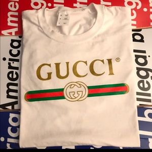 Vintage Gucci T shirt tee new color white XL